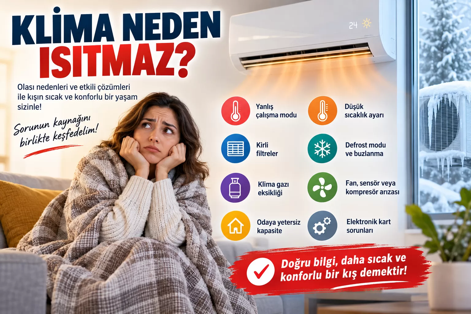 İstanbul Yağmur Klima Servisi © 2026: Klima Neden Isıtmaz?